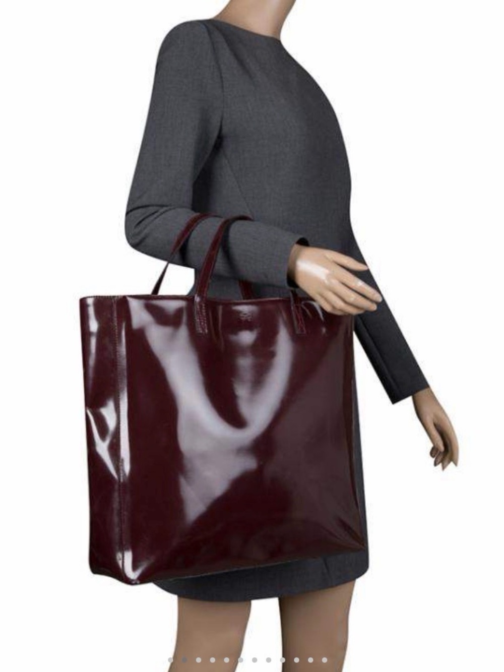Anya Hindmarch oxblood tote - Picture 10 of 11